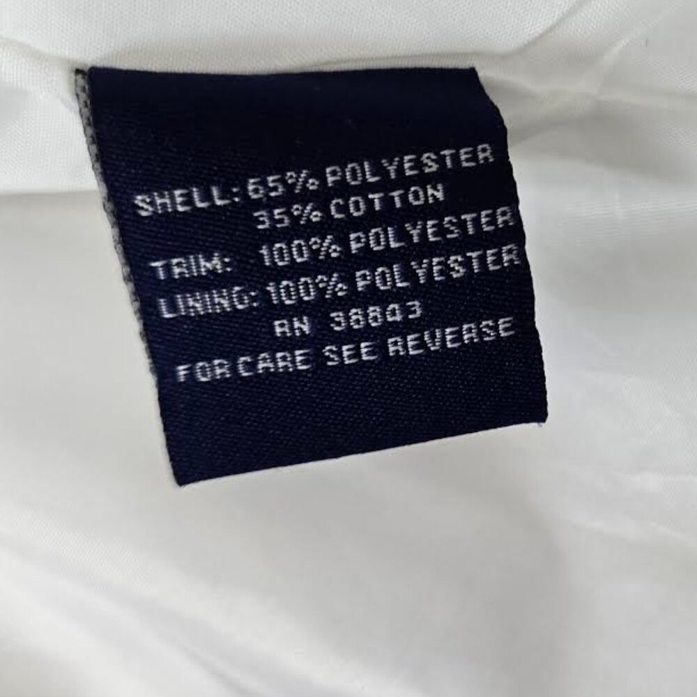 Mackintosh New England Women's White Navy Nautical Windbreaker Jacket S Vintage‎ - Picture 7 of 7